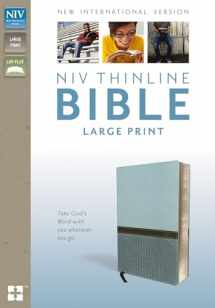 9780310081135-0310081130-NIV, Thinline Bible, Large Print, Imitation Leather, Blue, Red Letter Edition