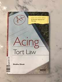 9780314199669-0314199667-Acing Tort Law: A Checklist Approach to Tort Law (Acing Law School Series)