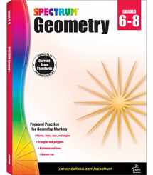 9781483816623-1483816621-Spectrum Grades 6 - 8 Geometry Workbook, Ages 11 to 14, Geometry Math Workbook, Angles, Shapes, Coordinate Plane, Perimeter, Area, and Volume, Focus on Points, Lines, Rays, and Polygons - 128 Pages
