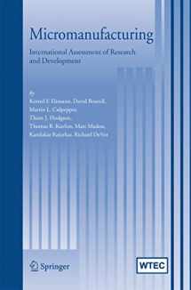 9781402059483-1402059485-Micromanufacturing: International Research and Development