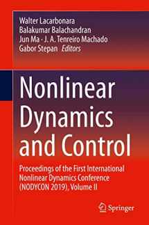 9783030347468-303034746X-Nonlinear Dynamics and Control: Proceedings of the First International Nonlinear Dynamics Conference (NODYCON 2019), Volume II