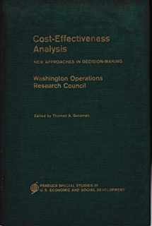 9780275161620-0275161625-Cost-Effectiveness Analysis; New Approaches in Decision-Making