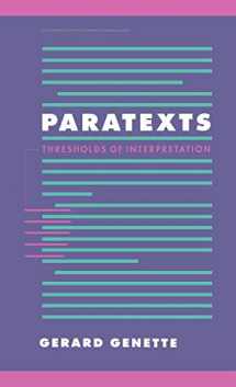 9780521413503-0521413508-Paratexts: Thresholds of Interpretation (Literature, Culture, Theory, Series Number 20)