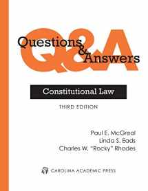 9780769860596-0769860591-Questions & Answers: Constitutional Law (Questions & Answers Series)