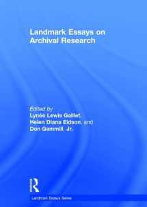 9781138897861-1138897868-Landmark Essays on Archival Research (Landmark Essays Series)
