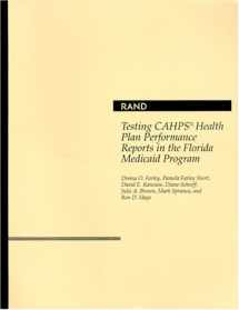 9780833029041-0833029045-Testing CAHPS Health Plan Performance Reports in the Florida Medicaid Program