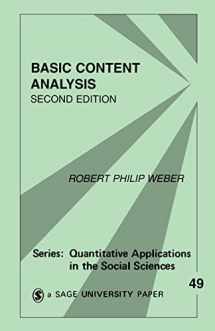 9780803938632-0803938632-Basic Content Analysis (Quantitative Applications in the Social Sciences)