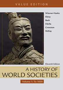 9781319059293-1319059295-A History of World Societies, Value Edition, Volume 1: To 1600