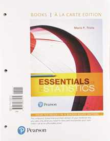9780135245729-0135245729-Essentials of Statistics, Loose-Leaf Edition Plus MyLab Statistics with Pearson eText -- 24 Month Access Card Package