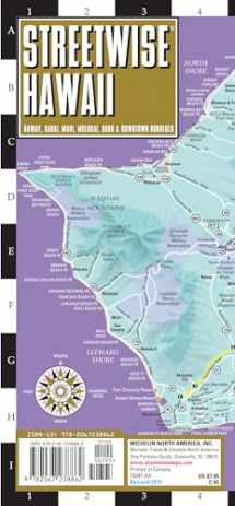 9782067238862-2067238868-Streetwise Hawaii Map: Laminated Hawaii, Kauai, Maui, Molokai, Oahu & Downtown Honolulu (Michelin Streetwise Maps)