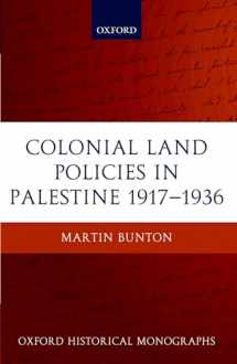 9780199211081-0199211086-Colonial Land Policies in Palestine 1917-1936 (Oxford Historical Monographs)