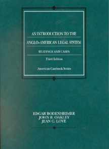 9780314247339-0314247335-An Introduction to the Anglo-American Legal System: Readings and Cases, 3d