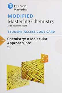 9780134989884-0134989880-Chemistry: A Molecular Approach -- Modified Mastering Chemistry with Pearson eText Access Code