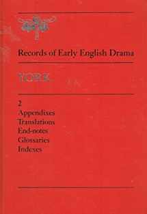 9780719007675-0719007674-Records of Early English Drama 2 Appendixes Translations End Notes Indexes