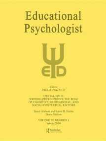 9780805897654-0805897658-Writing Development: The Role of Cognitive, Motivational, and Social/contextual Factors. A Special Issue of educational Psychologist