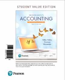 9780134642949-0134642945-Horngren's Accounting, The Financial Chapters, Student Value Edition Plus MyLab Accounting with Pearson eText -- Access Card Package