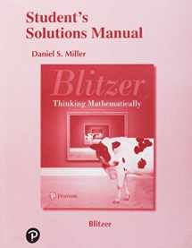 9780134686509-0134686500-Student Solutions Manual for Thinking Mathematically