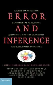 9780521880084-0521880084-Error and Inference: Recent Exchanges on Experimental Reasoning, Reliability, and the Objectivity and Rationality of Science
