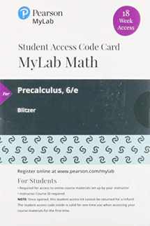 9780135902226-0135902223-Precalculus -- MyLab Math with Pearson eText