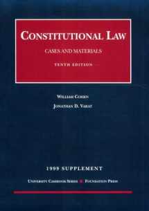 9781566628051-1566628059-1999 Supplement: Constitutional Law : Cases and Materials