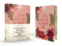 9780310453338-031045333X-NIV, Artisan Collection Bible, Cloth over Board, Pink Floral, Designed Edges under Gilding, Red Letter, Comfort Print