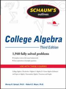 9780071635394-0071635394-Schaum's Outline of College Algebra, Third Edition (Schaum's Outline Series)