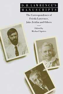 9781349215911-1349215910-D. H. Lawrence’s Manuscripts: The Correspondence of Frieda Lawrence, Jake Zeitlin and Others