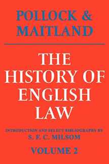 9780521095167-0521095166-The History of English Law: Volume 2: Before the Time of Edward I