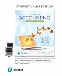 9780134491509-0134491505-Horngren's Accounting: The Managerial Chapters