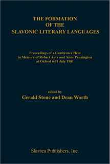 9780893571436-0893571431-The Formation of the Slavonic Literary Languages (UCLA Slavic Studies)