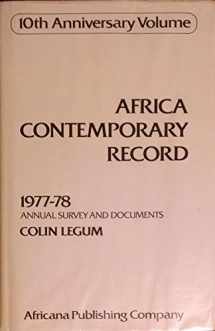 9780841901599-0841901597-Africa Contemporary Record 1977-78