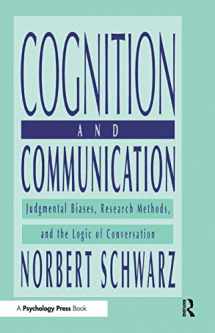 9780805823141-080582314X-Cognition and Communication: Judgmental Biases, Research Methods, and the Logic of Conversation (Distinguished Lecture Series)