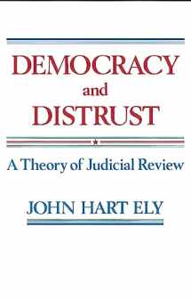 9780674196377-0674196376-Democracy and Distrust: A Theory of Judicial Review (Harvard Paperbacks)