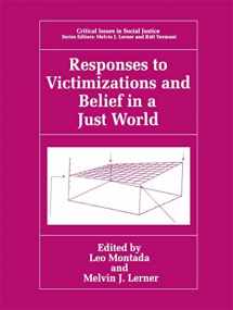 9781441933065-1441933069-Responses to Victimizations and Belief in a Just World (Critical Issues in Social Justice)