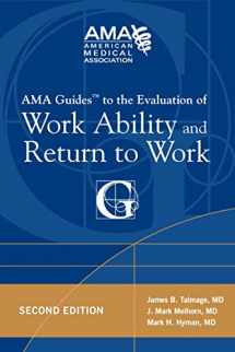 9781603595308-1603595309-AMA Guides to the Evaluation of Work Ability and Return to Work
