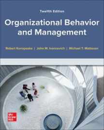 9781265280741-1265280746-Loose Leaf for Organizational Behavior and Management