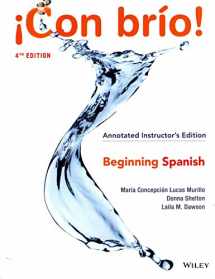 9781119304548-1119304547-¡Con brío!: Beginning Spanish, 4th Edition, Annotated Instructor's Edition