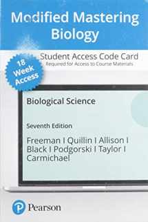 9780136780885-0136780881-Biological Science -- Modified Mastering Biology with Pearson eText Access Code