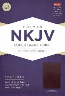 9781433604928-1433604922-NKJV Super Giant Print Reference Bible, Burgundy Imitation Leather