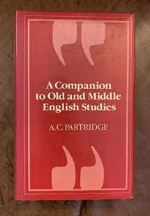 9780389202875-0389202878-A Companion to Old and Middle English Studies (Language Library)