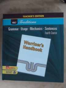 9780030990427-0030990424-Warriner's handbook: Grammar, Usage, Mechanics, Sentences, 4th Course, Teacher's Edition
