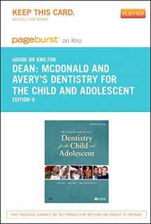 9780323169707-0323169708-McDonald and Avery Dentistry for the Child and Adolescent- Elsevier eBook on Intel Education Study (Retail Access Card)