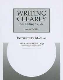 9780838409855-0838409857-Writing Clearly Instructor's Manual: An Editing Guide