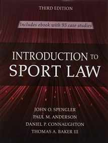 9781492597773-1492597775-Introduction to Sport Law With Case Studies in Sport Law