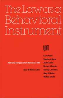 9780803231009-0803231008-Nebraska Symposium on Motivation, 1985, Volume 33: The Law as a Behavioral Instrument
