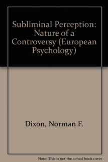 9780070941472-0070941475-Subliminal Perception: The nature of a controversy (European Psychology)