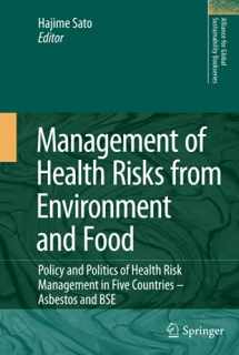 9789048130276-9048130271-Management of Health Risks from Environment and Food (Alliance for Global Sustainability Bookseries, 16)