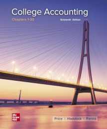 9781260780277-1260780279-Loose Leaf for College Accounting Chapters 1-30