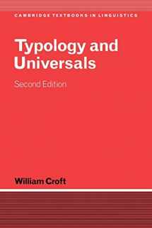 9780521004992-0521004993-Typology and Universals (Cambridge Textbooks in Linguistics)