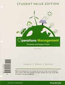 9780132951814-0132951819-Operations Management: Processes and Supply Chains, Student Value Edition Plus NEW MyOMLab with Pearson eText -- Access Card Package (10th Edition)